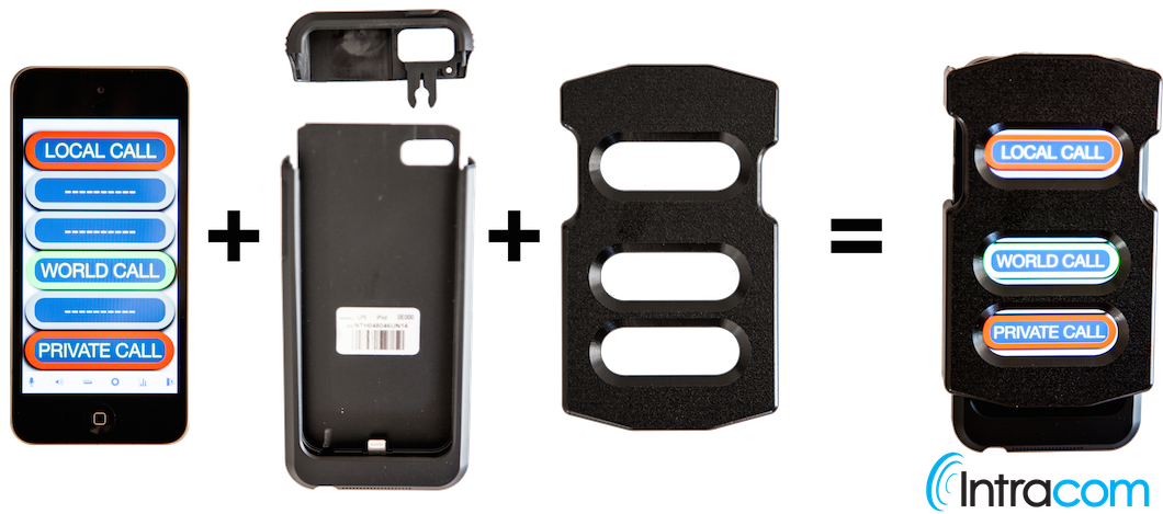 iPak VCOM App Wireless VoIP Intercom System Beltpack Assembly Diagram