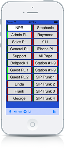 iPhone VCOM Software virtual com matrix system